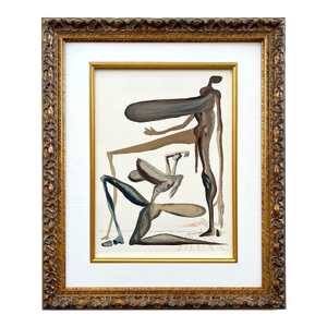 1960s Salvador Dali Purgatory 22 Prodigality Framed