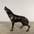 Early 21st Century Life-Size Bronze Howling Wolf Sculpture, 35” H For Sale - Image 5 of 12
