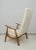 White Pair of Scandinavian Mid-Century Lounge Chairs For Sale - Image 8 of 9