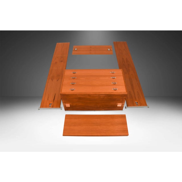 Hans Wegner Danish Teak Single Column Freestanding Wall Unit Room Divider For Sale - Image 10 of 14