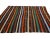 Stripoed Vintage Kilim Rug For Sale - Image 4 of 7