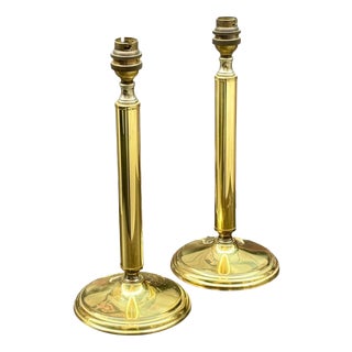 Vintage English Table Lamps, 1950s, Set of 2 For Sale