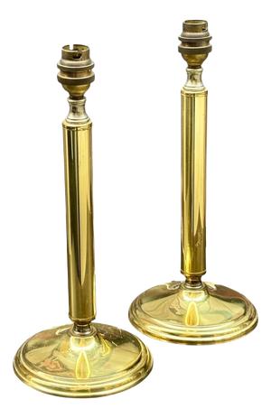 Vintage English Table Lamps, 1950s, Set of 2