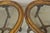 Vintage Chinese Chippendale Faux Bamboo Oval Small Glass Top Side End Table Pair For Sale In Philadelphia - Image 6 of 11