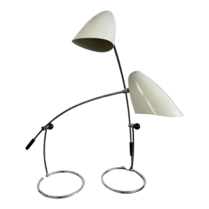 David Weeks No 109 Bullet Table Lamps - A Pair