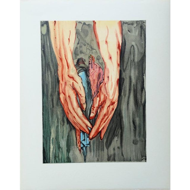 Salvador Dali, The Rise of Geryon, Woodcut For Sale - Image 5 of 5