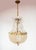 Metal French Chandelier in Bronze and Crystals, 1950 For Sale - Image 7 of 7