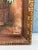 Mid 20th Century Painting of a bouquet of white daisies arranged in a wooden bucket. Hand carved wood frame. Signed on the...