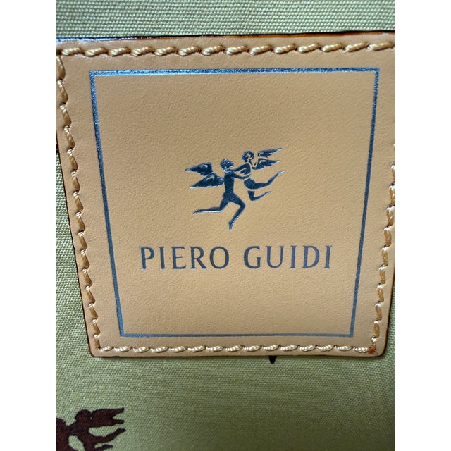 Art Nouveau Piero Guidi Magic Circus Trolley Travel Bag, White For Sale - Image 3 of 13