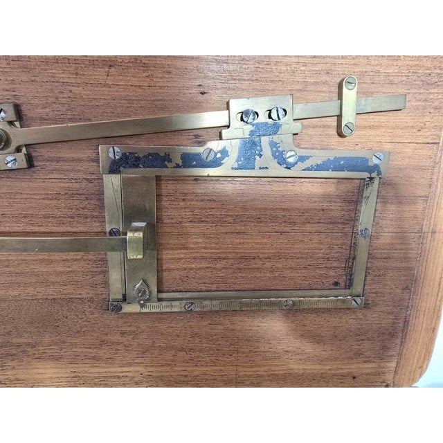 Wood Educational Mechanical Model in Bronze and Wood, 1870 For Sale - Image 7 of 12