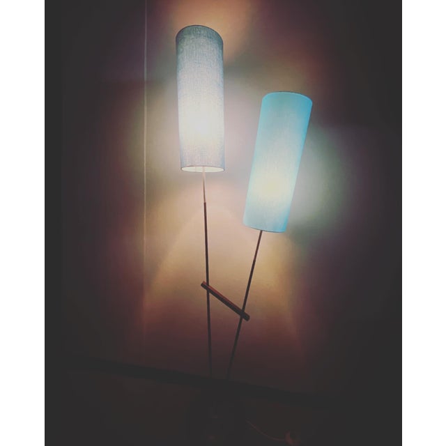 Mid-Century Floor Lamp with Two Fluorescent Spots from Richard Essig, 1960s For Sale - Image 10 of 18