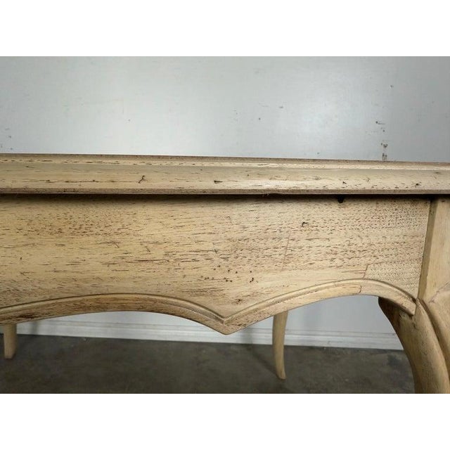 French Provincial Style Bleached Dining Table C. 1930's For Sale - Image 10 of 15