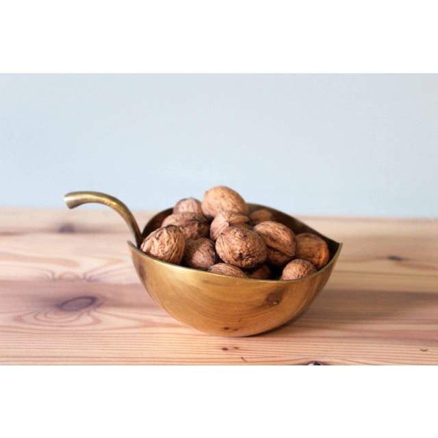 Vintage Brass Bowl, 1970s For Sale - Image 9 of 10