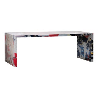 Desk by Mimmo Rotella and Marco Ferreri, 2000s For Sale