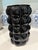 Vintage Black Bubble Art Glass Vase in the Style of Kosta Boda For Sale In Miami - Image 6 of 9