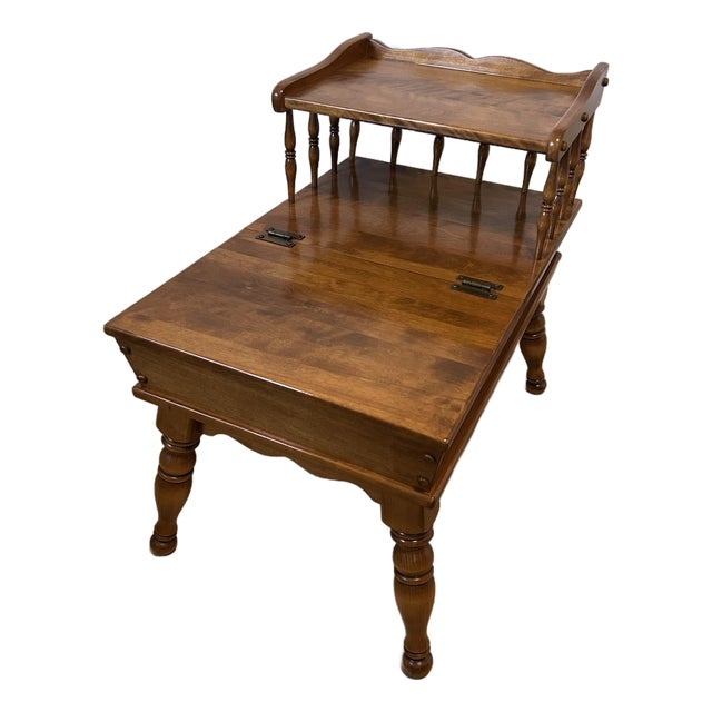 Vintage Ethan Allen Side Table For Sale