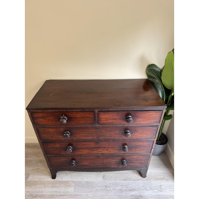 Large Antique Chest of Drawers in Mahogany, 1890s For Sale - Image 6 of 14
