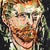 2020s Vincent Was Here - Original Pop Art Acrylic Painting on Newspaper by Gary John For Sale - Image 5 of 6