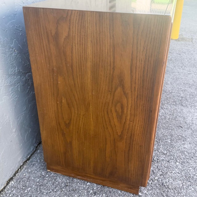 Vintage Campaign Credenza by Drexel For Sale In West Palm - Image 6 of 11