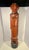 Vintage Bali Tribal Figural Carved Wooden Fertility Slit Drum Red Painted 38”h For Sale - Image 4 of 10