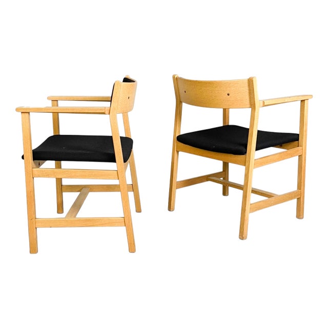 Model 3248 Lounge Chairs by Børge Mogensen, 1960s, Set of 2 For Sale