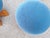 Modern Poufs in Light Wood and Blue Velvet Fabric from Artigianato Italiano, Set of 2 For Sale - Image 5 of 6