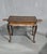 A very nice quality Queen Anne walnut tray topped with an occasional coffee table two slides, outswept apron and standing...