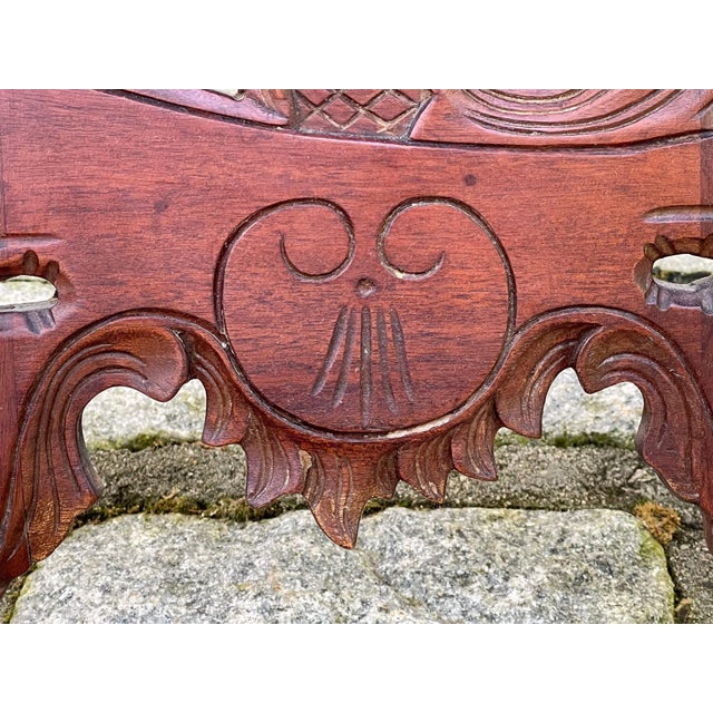 Brown Antique Mahogany Table Top Victorian Easel For Sale - Image 8 of 10