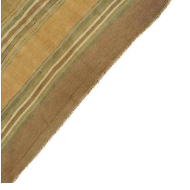 Vintage multi color Turkish Kilim handwoven in the 1940's. Colors include pale green and many others!