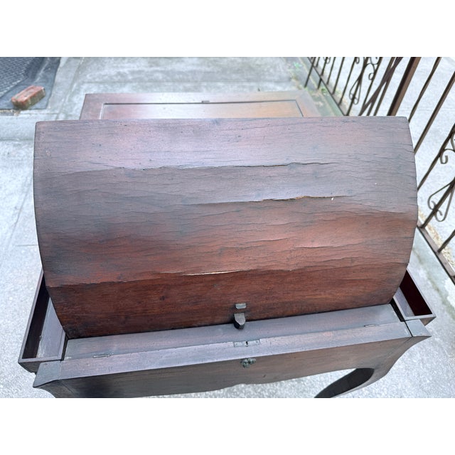 19th Century French Provencial Antique Petite Secrétaire/Side Table/Writing Desk For Sale - Image 18 of 18
