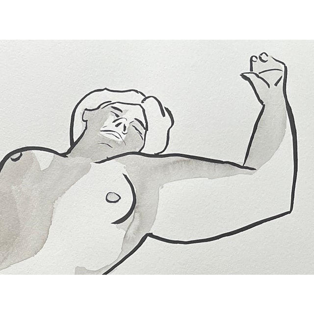 This original brush and ink drawing is part of a six-month series of weekly figure studies I created in 2025. Each week, I...