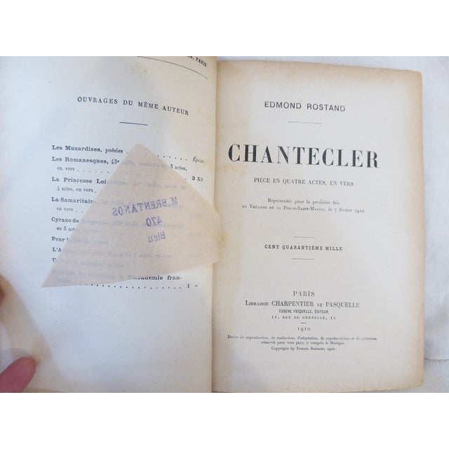 These two works of Edmond Rostand are in French and take up 2.25" of shelf space.