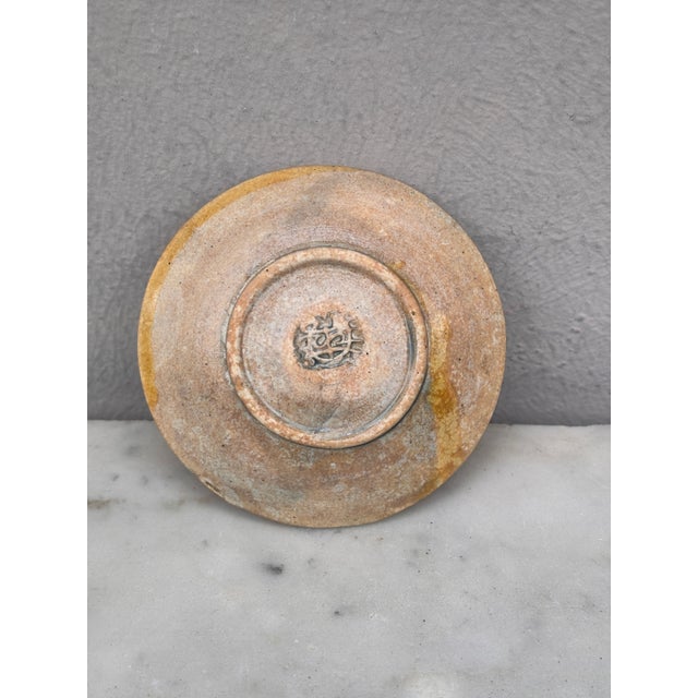 Rustic Etruscan Majolica Begonia Leaf Butter Pat, Circa 1890 For Sale - Image 3 of 3