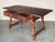 19th Century Solid Oak Baroque Fluted Legs Desk Writing Table or Console For Sale - Image 18 of 18