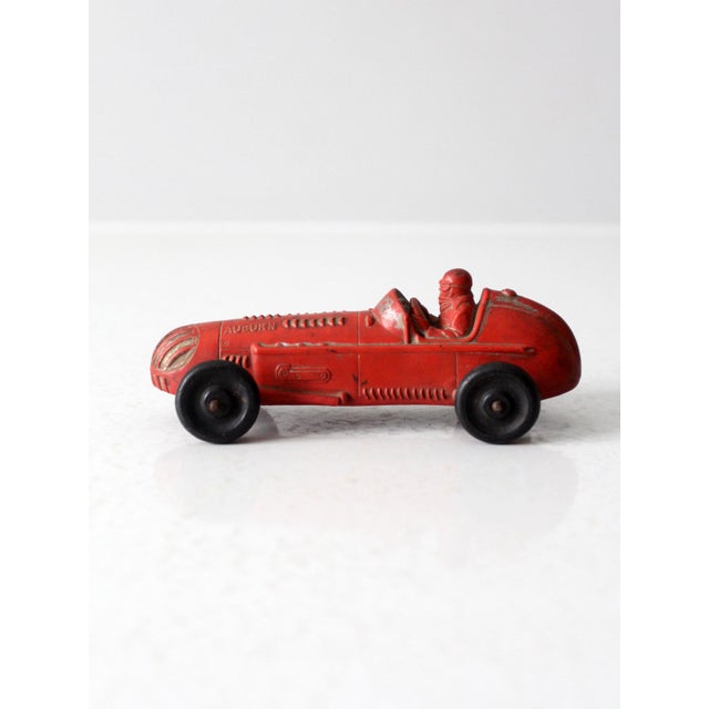 1940s Vintage Auburn Rubber Co Toy Car For Sale - Image 5 of 12
