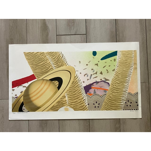 1980s Michael Knigin Lot of 3 Original Lithographs, Signed, Numbered, Dated 1980 For Sale - Image 5 of 11