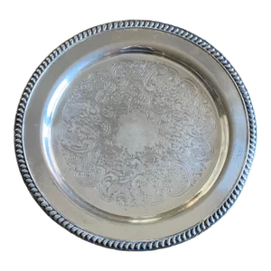 Vintage 1950s Federal Silver Co. Silver Plate Serving Tray