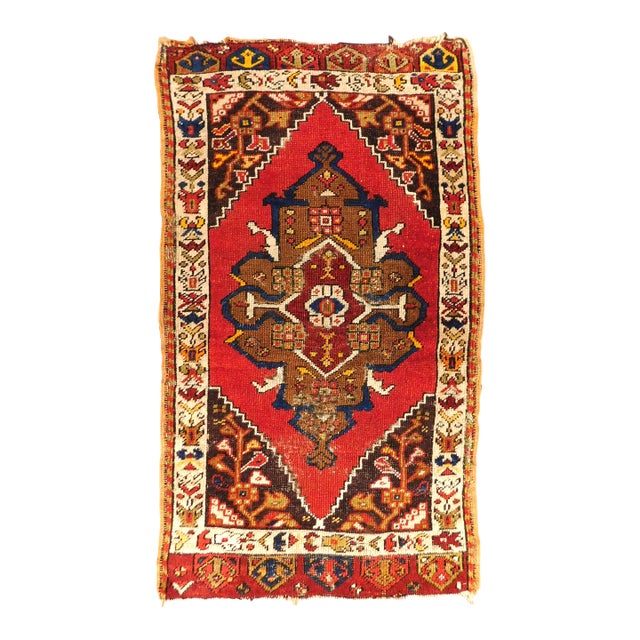 Antique Caucasian Rug. 2'x 3'6" For Sale