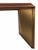 Rosewood and Solid Bronze Architectural Bench, 1970’s For Sale - Image 4 of 9