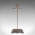 This is an antique Art Nouveau stick stand. A French, cast metal hallway umbrella rack, dating to the late Victorian...