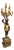 Nine-Light Floor Lamp in Venetian Moor Polychrome by Ignoto for Ignoto For Sale