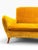 Textile Italian Mid-Century Modern Sculptural Wing Arm Loveseat | Restored in Saffron Velvet | C. 1950s For Sale - Image 7 of 11