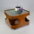 Vintage Space Age Sculptural Coffee Table in Curved Wood, Italy, 1970s For Sale - Image 4 of 18