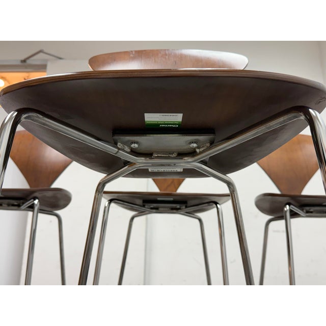 Norman Cherner for Cherner Chair Company Cherner Counter Stools, Set of Four For Sale - Image 11 of 12