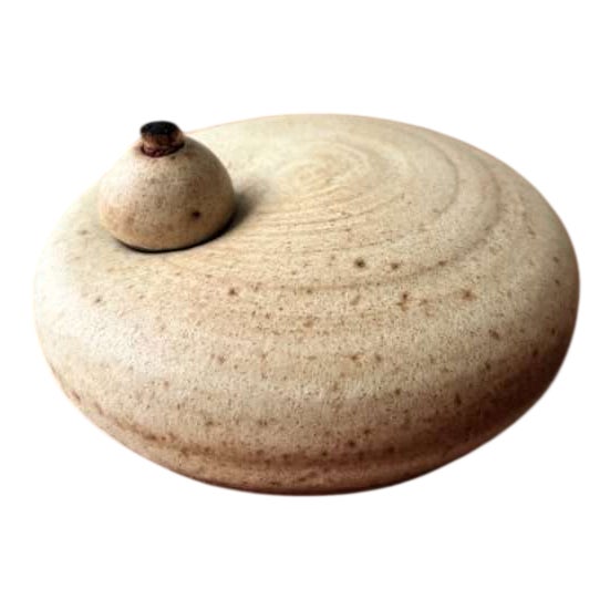 Japandi Ceramic Vase from Freek Berends, 1970s For Sale