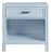 Capri End Table in Light Blue For Sale