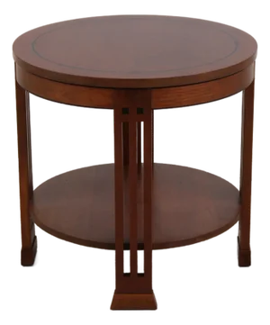 Stickley Round Cherry End Table