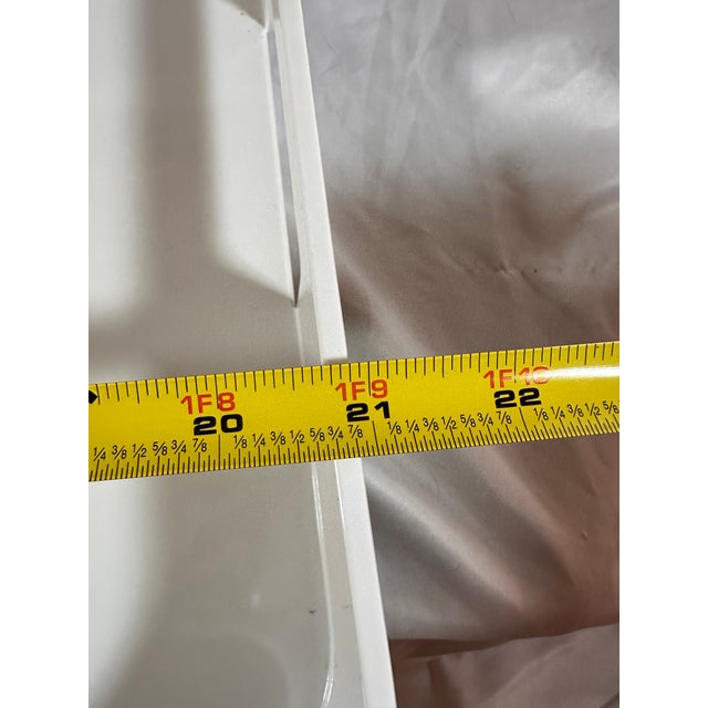 White Extra Large White Acrylic Tray by Zak For Sale - Image 8 of 10