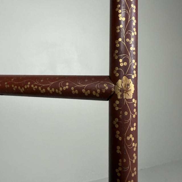 Antique Japanese Ikō Kimono Hanger with Lacquer Decoration, 1920s For Sale - Image 12 of 18