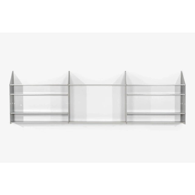 Enzo Mari Dima Modular Wall Shelving System for Simon International Dima Italy, circa 1970 Enameled steel, shelves...